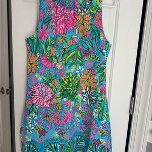 Lilly Pulitzer Blue and Pink Floral Dress
